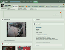 Tablet Screenshot of geo-angel.deviantart.com