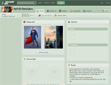 Tablet Screenshot of kell-el-fanclub.deviantart.com