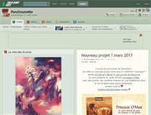 Tablet Screenshot of ponchounette.deviantart.com