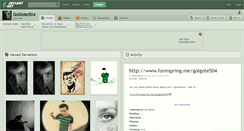 Desktop Screenshot of golgote504.deviantart.com