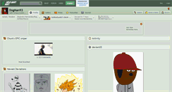 Desktop Screenshot of dogman93.deviantart.com