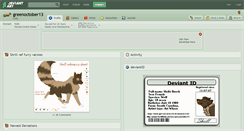 Desktop Screenshot of greenoctober13.deviantart.com