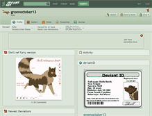 Tablet Screenshot of greenoctober13.deviantart.com