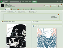 Tablet Screenshot of nabootique.deviantart.com