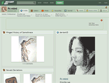 Tablet Screenshot of pc-mimi.deviantart.com