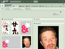 Tablet Screenshot of inf3rno29.deviantart.com