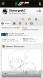 Mobile Screenshot of otaku-geek7.deviantart.com
