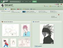 Tablet Screenshot of otaku-geek7.deviantart.com