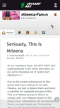 Mobile Screenshot of mileena-fans.deviantart.com