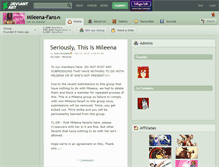 Tablet Screenshot of mileena-fans.deviantart.com