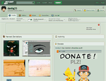 Tablet Screenshot of danbg33.deviantart.com