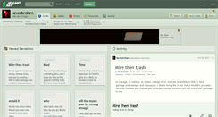Desktop Screenshot of 4everbroken.deviantart.com
