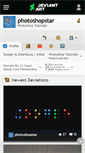 Mobile Screenshot of photoshopstar.deviantart.com