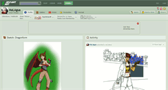 Desktop Screenshot of malagua.deviantart.com