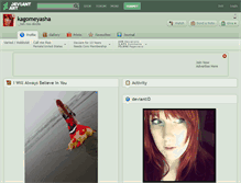 Tablet Screenshot of kagomeyasha.deviantart.com