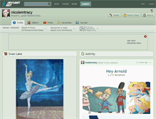 Tablet Screenshot of nicolemtracy.deviantart.com