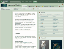 Tablet Screenshot of impressive-world.deviantart.com