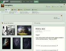 Tablet Screenshot of mawgallery.deviantart.com