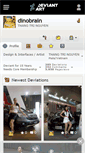 Mobile Screenshot of dinobrain.deviantart.com