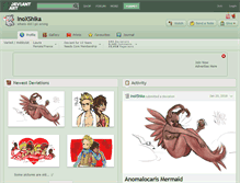 Tablet Screenshot of inoxshika.deviantart.com