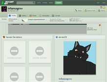 Tablet Screenshot of inflamusgrow.deviantart.com