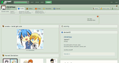 Desktop Screenshot of cloversuu.deviantart.com