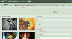 Desktop Screenshot of ninarici.deviantart.com