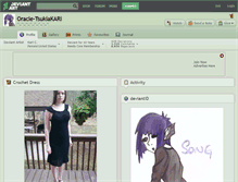 Tablet Screenshot of oracle-tsukiakari.deviantart.com