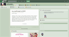 Desktop Screenshot of ivyfanclub.deviantart.com