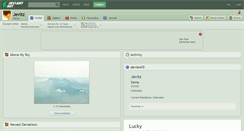 Desktop Screenshot of jevitz.deviantart.com