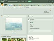 Tablet Screenshot of jevitz.deviantart.com