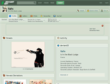 Tablet Screenshot of itahs.deviantart.com