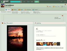 Tablet Screenshot of canndleburn.deviantart.com