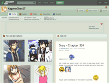 Tablet Screenshot of kagomechan27.deviantart.com