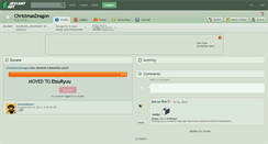 Desktop Screenshot of christmasdragon.deviantart.com