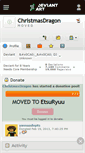 Mobile Screenshot of christmasdragon.deviantart.com