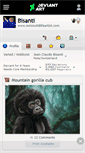 Mobile Screenshot of bisanti.deviantart.com