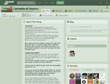 Tablet Screenshot of cartunists-of-2moro.deviantart.com