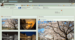 Desktop Screenshot of cloudwhisperer67.deviantart.com