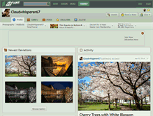 Tablet Screenshot of cloudwhisperer67.deviantart.com