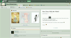 Desktop Screenshot of drawwithmeclub.deviantart.com