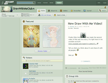 Tablet Screenshot of drawwithmeclub.deviantart.com