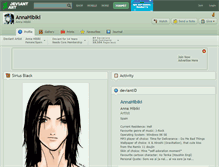 Tablet Screenshot of annahibiki.deviantart.com