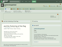 Tablet Screenshot of paintwhenpainted.deviantart.com