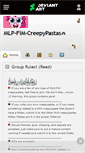 Mobile Screenshot of mlp-fim-creepypastas.deviantart.com