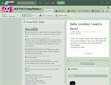 Tablet Screenshot of mlp-fim-creepypastas.deviantart.com