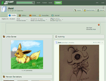 Tablet Screenshot of jisosi.deviantart.com