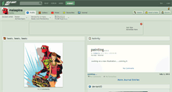 Desktop Screenshot of malaspina.deviantart.com