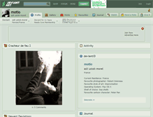 Tablet Screenshot of motio.deviantart.com