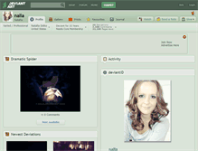 Tablet Screenshot of nalia.deviantart.com